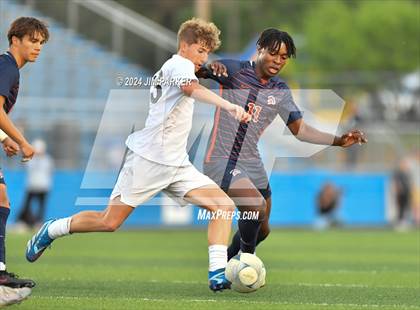 Thumbnail 2 in Flower Mound vs. Seven Lakes (UIL 6A Soccer Final) photogallery.