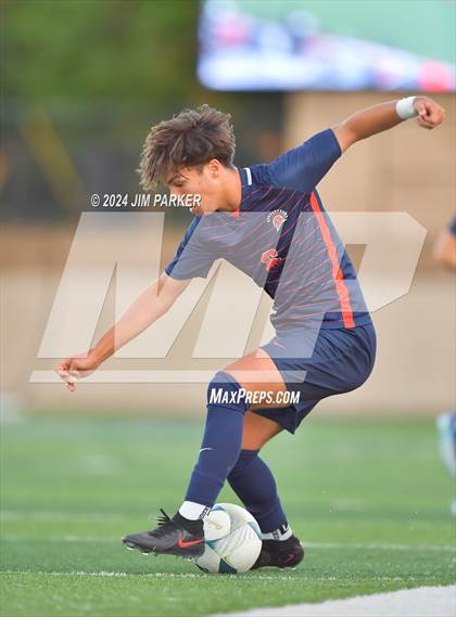 Thumbnail 3 in Flower Mound vs. Seven Lakes (UIL 6A Soccer Final) photogallery.