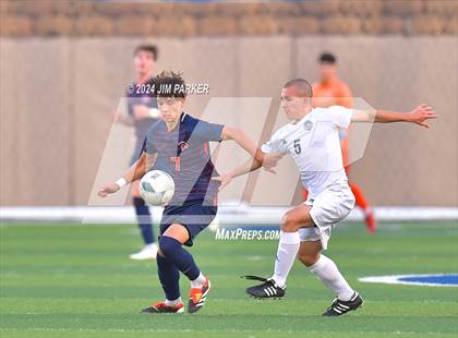 Thumbnail 2 in Flower Mound vs. Seven Lakes (UIL 6A Soccer Final) photogallery.