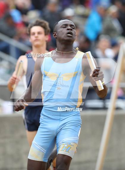 Thumbnail 3 in CIF NCS Meet of Champions (Boys 4x100 Meter Relay) photogallery.