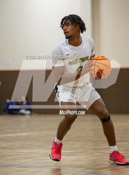 Thumbnail 3 in Rock Creek Christian Academy vs Heirway Christian Academy (Veterans Showcase) photogallery.