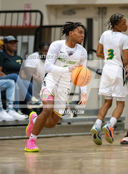 Thumbnail 2 in Rock Creek Christian Academy vs Heirway Christian Academy (Veterans Showcase) photogallery.