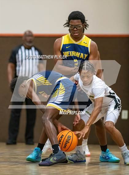 Thumbnail 3 in Rock Creek Christian Academy vs Heirway Christian Academy (Veterans Showcase) photogallery.