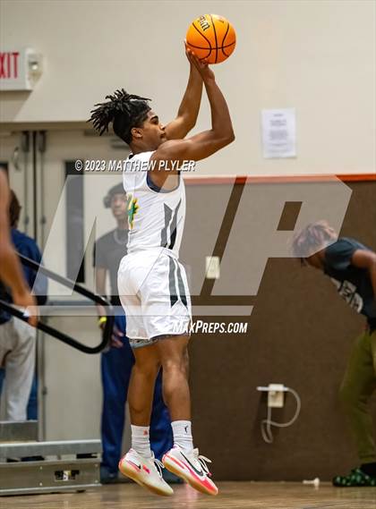 Thumbnail 2 in Rock Creek Christian Academy vs Heirway Christian Academy (Veterans Showcase) photogallery.