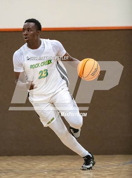 Thumbnail 1 in Rock Creek Christian Academy vs Heirway Christian Academy (Veterans Showcase) photogallery.