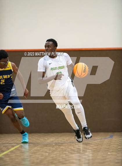 Thumbnail 2 in Rock Creek Christian Academy vs Heirway Christian Academy (Veterans Showcase) photogallery.