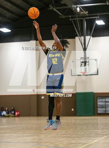 Thumbnail 2 in Rock Creek Christian Academy vs Heirway Christian Academy (Veterans Showcase) photogallery.
