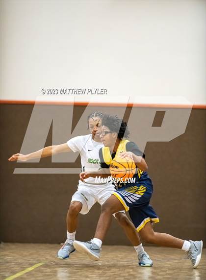 Thumbnail 1 in Rock Creek Christian Academy vs Heirway Christian Academy (Veterans Showcase) photogallery.