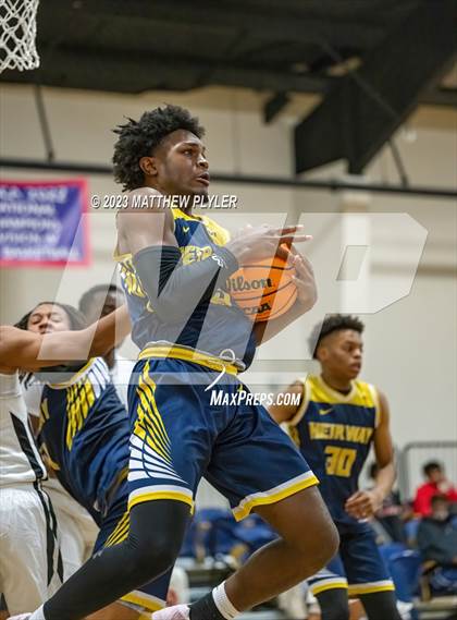 Thumbnail 3 in Rock Creek Christian Academy vs Heirway Christian Academy (Veterans Showcase) photogallery.