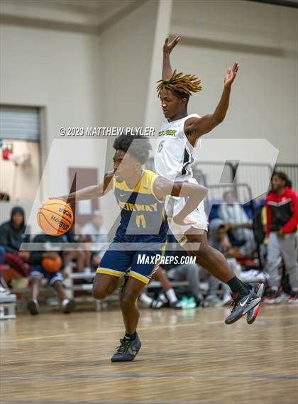 Thumbnail 1 in Rock Creek Christian Academy vs Heirway Christian Academy (Veterans Showcase) photogallery.