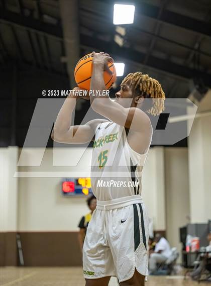 Thumbnail 1 in Rock Creek Christian Academy vs Heirway Christian Academy (Veterans Showcase) photogallery.
