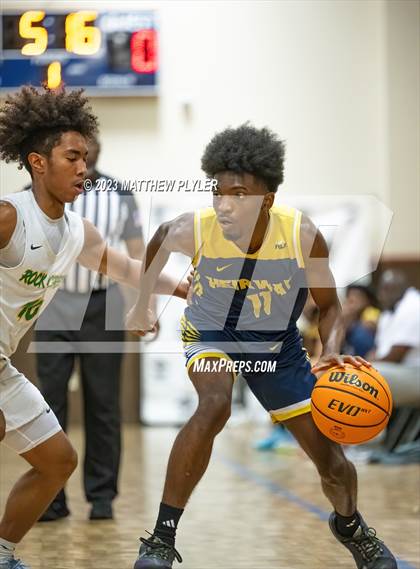 Thumbnail 3 in Rock Creek Christian Academy vs Heirway Christian Academy (Veterans Showcase) photogallery.