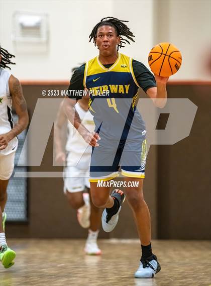 Thumbnail 3 in Rock Creek Christian Academy vs Heirway Christian Academy (Veterans Showcase) photogallery.
