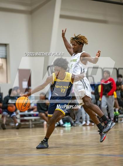 Thumbnail 3 in Rock Creek Christian Academy vs Heirway Christian Academy (Veterans Showcase) photogallery.