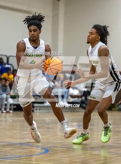Thumbnail 1 in Rock Creek Christian Academy vs Heirway Christian Academy (Veterans Showcase) photogallery.