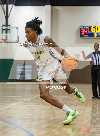 Thumbnail 2 in Rock Creek Christian Academy vs Heirway Christian Academy (Veterans Showcase) photogallery.