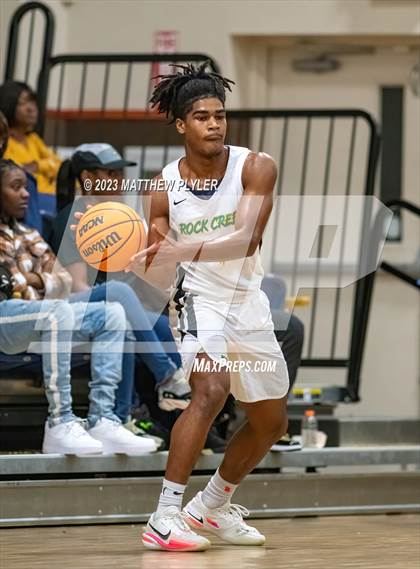 Thumbnail 2 in Rock Creek Christian Academy vs Heirway Christian Academy (Veterans Showcase) photogallery.