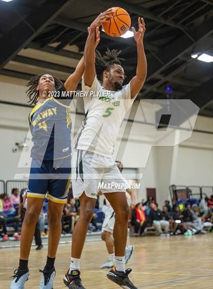 Thumbnail 1 in Rock Creek Christian Academy vs Heirway Christian Academy (Veterans Showcase) photogallery.