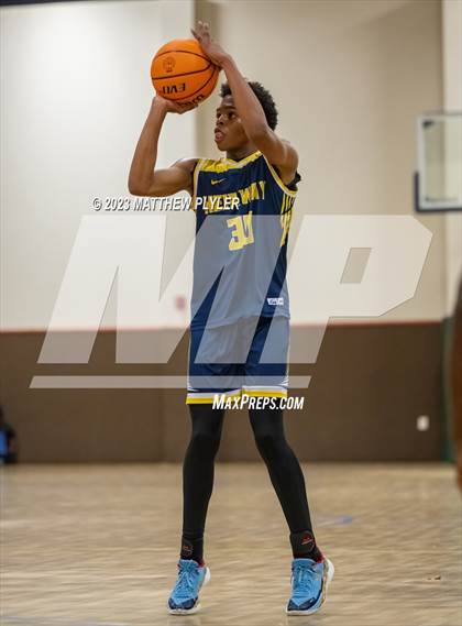 Thumbnail 1 in Rock Creek Christian Academy vs Heirway Christian Academy (Veterans Showcase) photogallery.