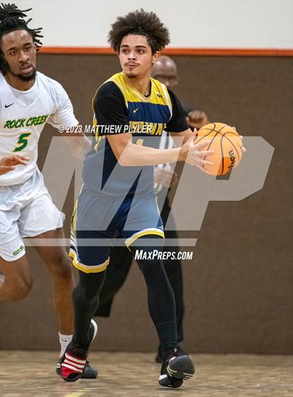 Thumbnail 3 in Rock Creek Christian Academy vs Heirway Christian Academy (Veterans Showcase) photogallery.