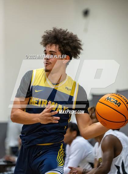 Thumbnail 2 in Rock Creek Christian Academy vs Heirway Christian Academy (Veterans Showcase) photogallery.