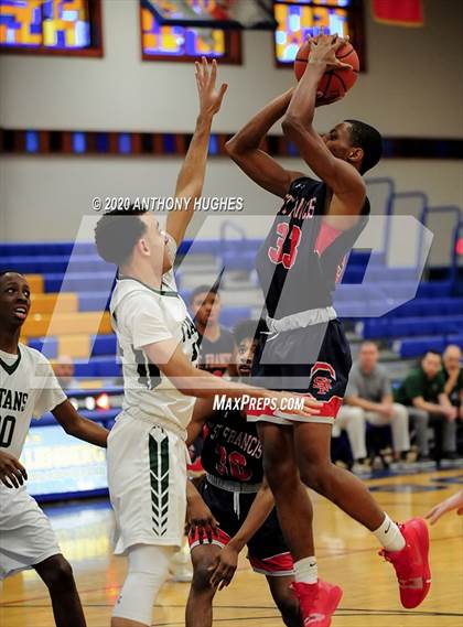 Thumbnail 3 in Holy Trinity vs St. Francis Prep (Tom Crotty Classic) photogallery.