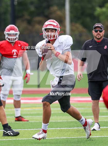 Thumbnail 1 in Brockton @ St. John's (scrimmage) photogallery.