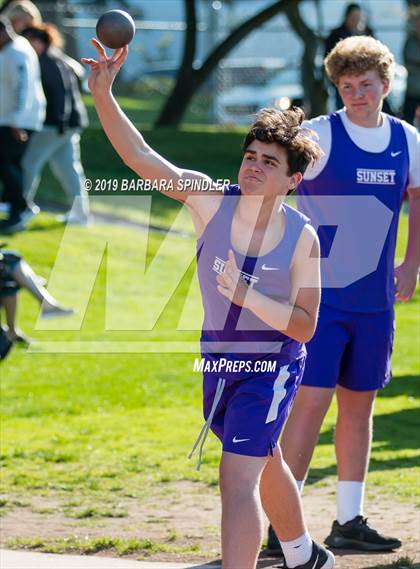 Thumbnail 2 in Southridge @ Sunset (Boys' Track and Shot Put) photogallery.