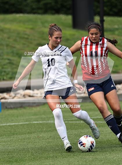 Thumbnail 3 in Pine Lake Prep vs. Franklin Academy (NCHSAA 2A Championship) photogallery.