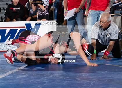 Thumbnail 1 in CIF State Girls Wrestling Championships (Semifinal) photogallery.