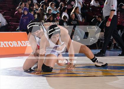Thumbnail 1 in CIF State Girls Wrestling Championships (Semifinal) photogallery.