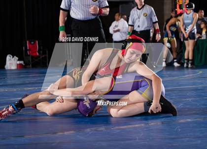 Thumbnail 2 in CIF State Girls Wrestling Championships (Semifinal) photogallery.