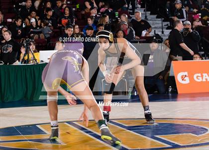 Thumbnail 1 in CIF State Girls Wrestling Championships (Semifinal) photogallery.