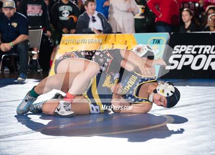 Thumbnail 1 in CIF State Girls Wrestling Championships (Semifinal) photogallery.