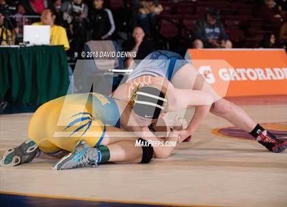 Thumbnail 1 in CIF State Girls Wrestling Championships (Semifinal) photogallery.