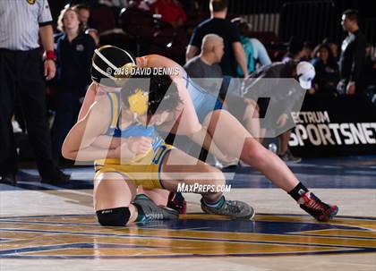 Thumbnail 2 in CIF State Girls Wrestling Championships (Semifinal) photogallery.