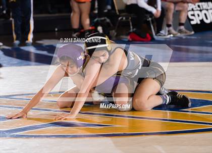 Thumbnail 1 in CIF State Girls Wrestling Championships (Semifinal) photogallery.