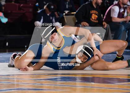 Thumbnail 3 in CIF State Girls Wrestling Championships (Semifinal) photogallery.