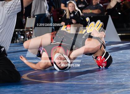 Thumbnail 3 in CIF State Girls Wrestling Championships (Semifinal) photogallery.