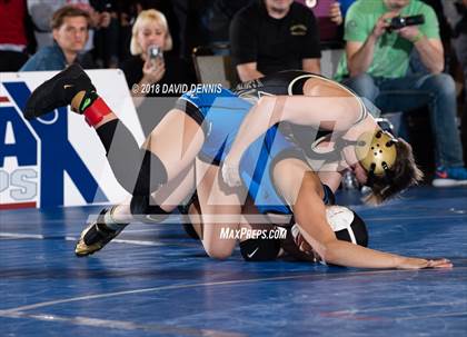 Thumbnail 1 in CIF State Girls Wrestling Championships (Semifinal) photogallery.