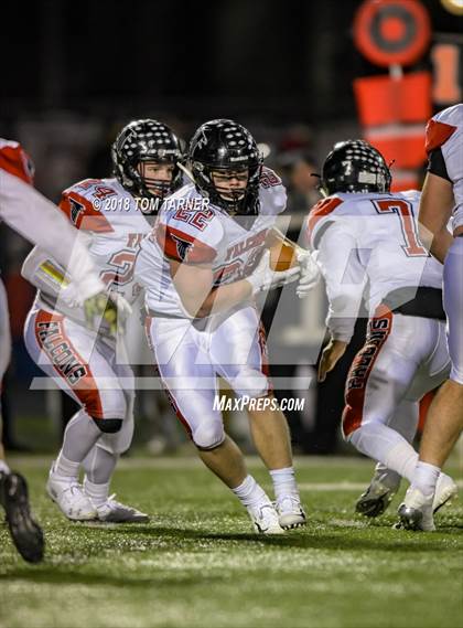 Thumbnail 2 in Newman Central Catholic vs. Gibson City-Melvin-Sibley (IHSA 2A Quarterfinal Playoff) photogallery.