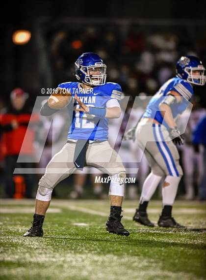 Thumbnail 1 in Newman Central Catholic vs. Gibson City-Melvin-Sibley (IHSA 2A Quarterfinal Playoff) photogallery.