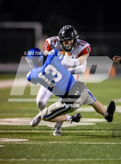 Thumbnail 1 in Newman Central Catholic vs. Gibson City-Melvin-Sibley (IHSA 2A Quarterfinal Playoff) photogallery.