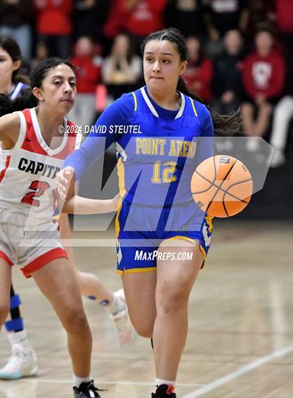 Thumbnail 2 in Point Arena @ Sacramento Adventist (CIF State NorCal D6 Playoff) photogallery.