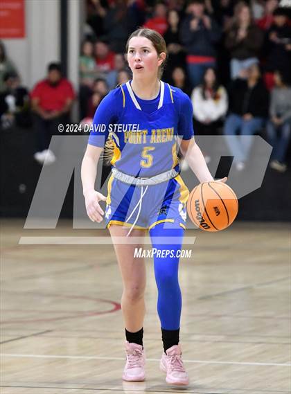 Thumbnail 2 in Point Arena @ Sacramento Adventist (CIF State NorCal D6 Playoff) photogallery.