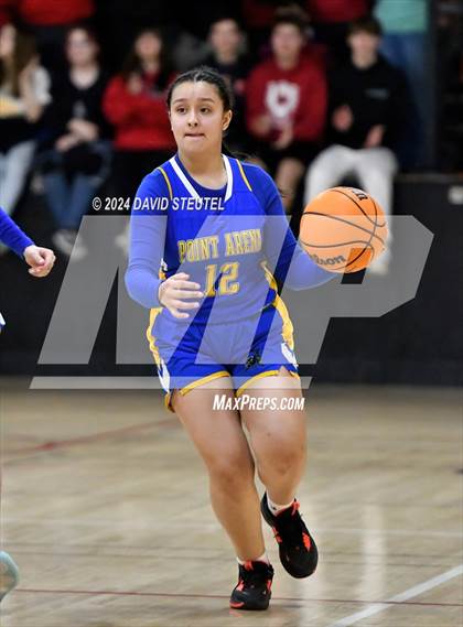 Thumbnail 1 in Point Arena @ Sacramento Adventist (CIF State NorCal D6 Playoff) photogallery.