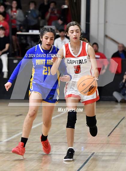 Thumbnail 3 in Point Arena @ Sacramento Adventist (CIF State NorCal D6 Playoff) photogallery.