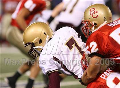 Thumbnail 1 in Bergen Catholic vs. Iona Prep (Kickoff Classic) photogallery.