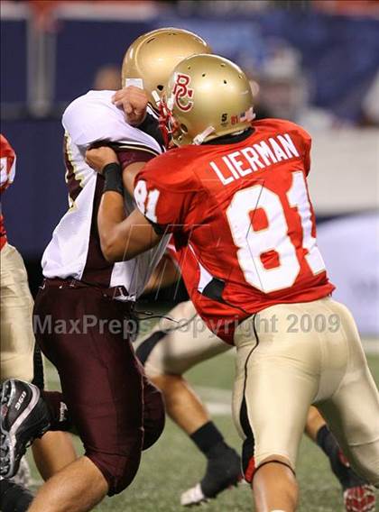 Thumbnail 3 in Bergen Catholic vs. Iona Prep (Kickoff Classic) photogallery.