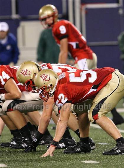 Thumbnail 2 in Bergen Catholic vs. Iona Prep (Kickoff Classic) photogallery.